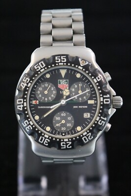 TAG Heuer Formula 1 Quartz 571.513 Steel Black 38mm | eBay