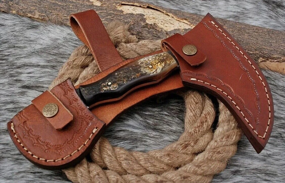 Cuchillo KARAMBIT Damasco Hecho a Medida Garra Espiga Completa Hoja Fija Caza SUPERVIVENCIA Foto 4 de 4