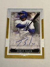 Jorge Soler 2020 Topps Five Star Autograph Auto SSP 04/10 Card Royals Cuba Gold