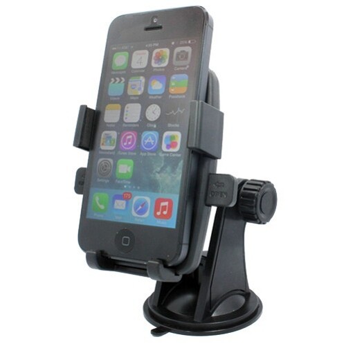 Car Mount Windshield Holder Glass Cradle Swivel Dock Suction for Cell Phones - 第 8/8 張圖片