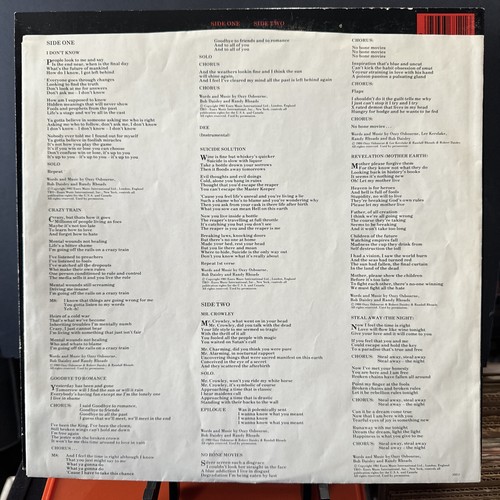 Ozzy Osbourne / Blizzard Of Ozz LP Jet 36812 - Picture 3 of 16