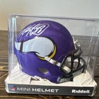 Adrian Peterson Minnesota Vikings Riddell NFL Mini Helmet Autographed Beckett