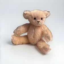 Artist Made Mohair Teddy Bear Fully Jointed 6” Tall Ashley Original Baby Bear