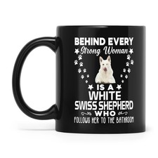 White Swiss Shepherd Mug, White Shepherd Gift, BBS, Berger Blanc Suisse Mug, Cup