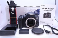 With Original Box Excellent Condition Canon EOS 8000D Body 24.2 Megapixels EOS80