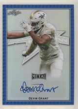 2020 Leaf Metal US Army All-American Bowl Blue 8/25 Devin Grant #BA-DG1 Auto 4z8