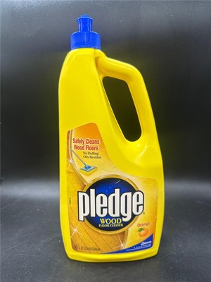SC Johnson PLEDGE Wood Floor Cleaner FULL Orange Scent 32 fl oz.