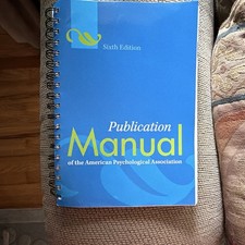Publication Manual of the American Psychologi...