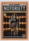 2025 Mosaic Kaleb Johnson Mosaic Orange Fluorescent (Raw)