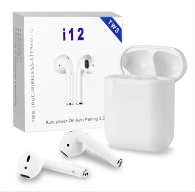 i12 TWS Wireless Bluetooth 5.0 Earbuds w/ Charging Case for iPhone Android