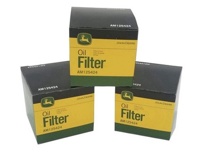 John Deere Original Genuine Equipment Oil Filter - AM125424 (3 PACK)