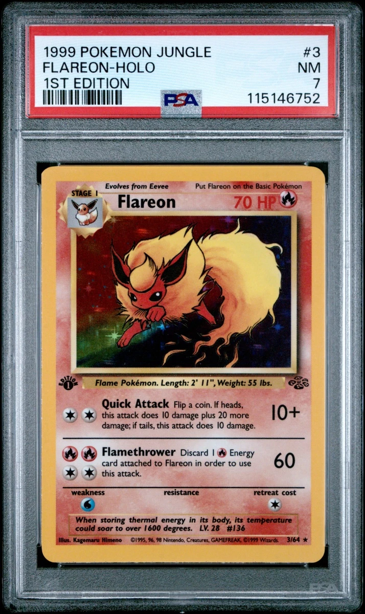 Flareon Pokémon TCG 1st Edition Individual Trading Card Games for