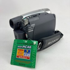 Sony Handycam DCR-HC46 Mini DV Camcorder Silver - Battery/Charger/Remote - Works