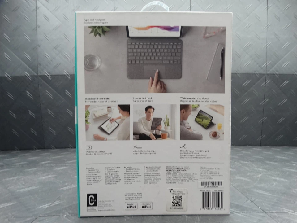 Logitech Combo Touch para iPad Air 11 pulgadas (M2/M3) / iPad Air (4ª y 5ª generación) Foto 2 de 4