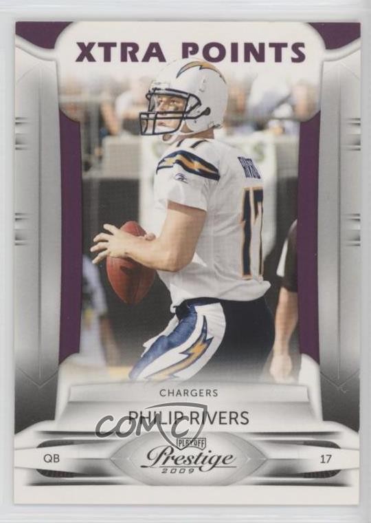 2009 Playoff Prestige Xtra Points Purple 9/50 Philip Rivers #80 oh4