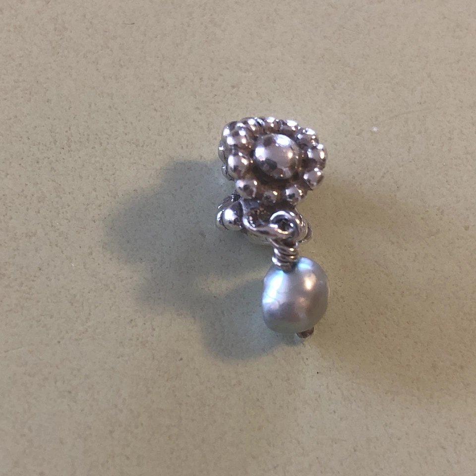 GENUINE PANDORA RAREST HOLY GRAIL TEAL PEARL CHARM - Image 2 of 4