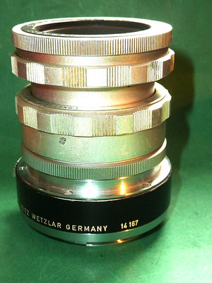 Leitz Elmar 3,5/65 Viso + Adapter 14167 | sauber | Leica M / R / SL geeignet