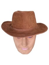 Walkabout Real Leather Hat Australia Size Small Brown Western Aussie Outback