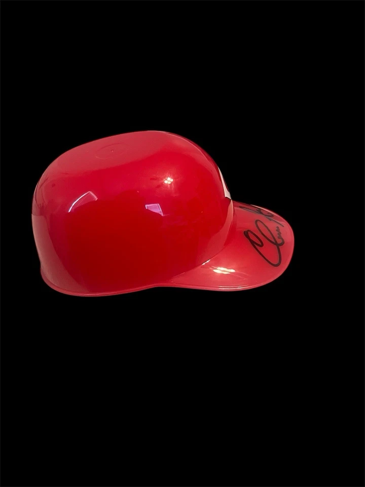 Micro casco de bateo firmado por Chris Sabo de los Rojos (memorabilia de todo el mundo) Foto 2 de 4