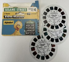View-Master 3 Reels - "Sesame Street Alphabet" - 4051