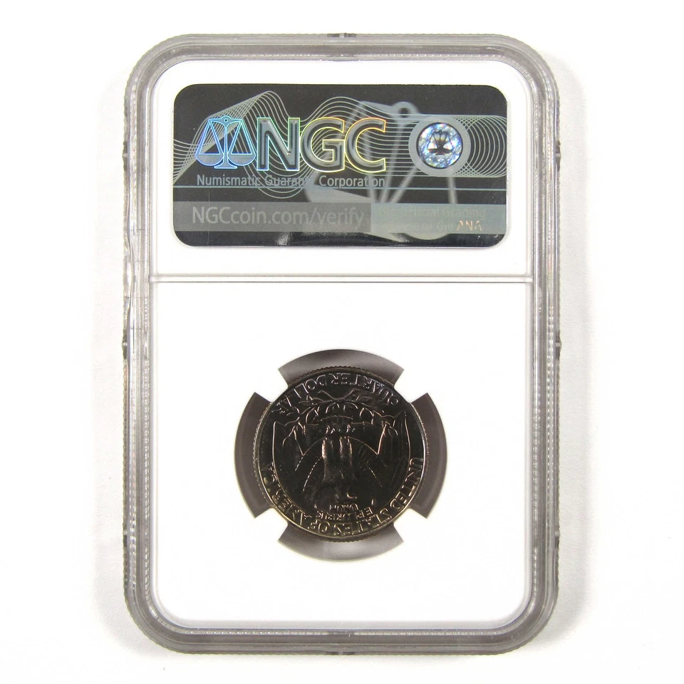 1981 P Washington Quarter MS 67 NGC Clad 25c Uncirculated SKU:I9540 - Image 2 of 4