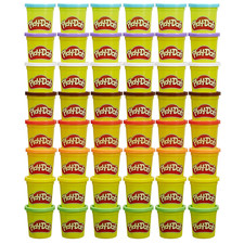 Play-Doh Bulk Pack Of 48 Cans 6 Sets Of 8 Modeling Compound Colors 3Oz Holiday