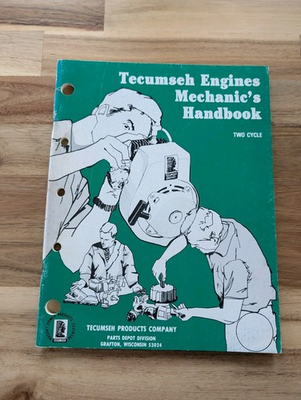 #ad #ad Tecumseh Engines Mechanic#x27;s Handbook Two Cycle Vintage Manual Nice Shape $13.02