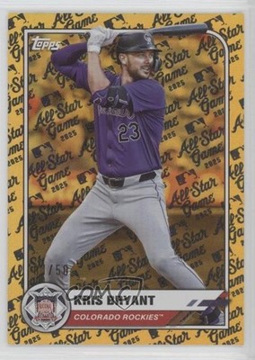 2025 Topps All-Star Game Gold Foil /50 Kris Bryant #61 1nq3