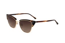 Hickmann HI3114 E01 BROWN STRIPE 54/15/145 Women's Sunglasses
