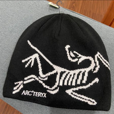 Arc  teryx Bird Head Toque Beanie Orca - Black   Unisex Winter Hat - NWT