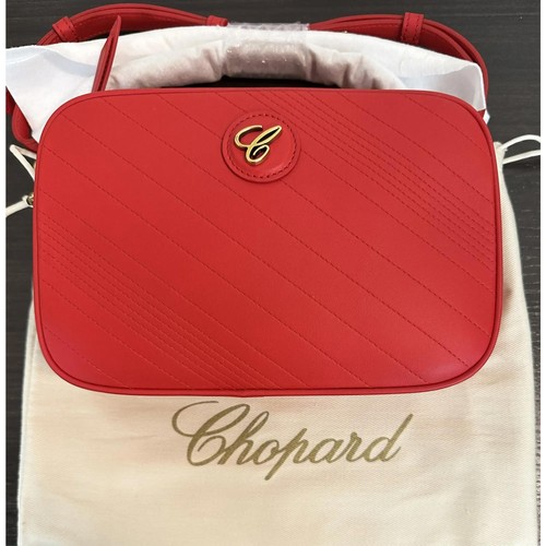 Chopard Happy Sport Red Leather Camera Crossbody Bag 95000-1108 - Afbeelding 5 van 7