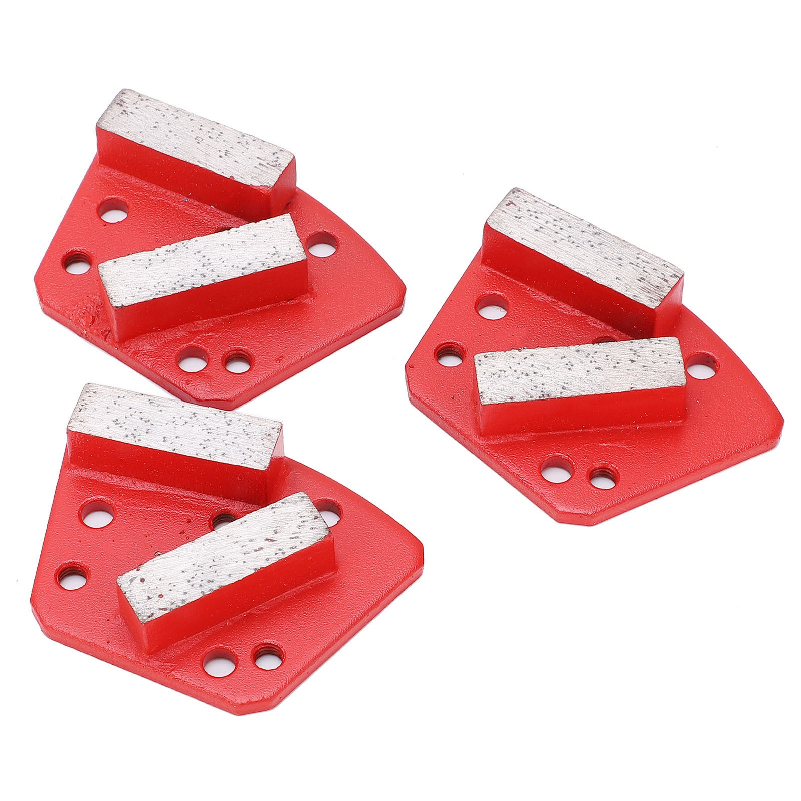 3Pcs Trapezoid Grinding Shoes Efficient Concrete Cutting Tool Red 30
