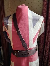 Original Vintage Sam Brown Belt With Shoulder Strap
