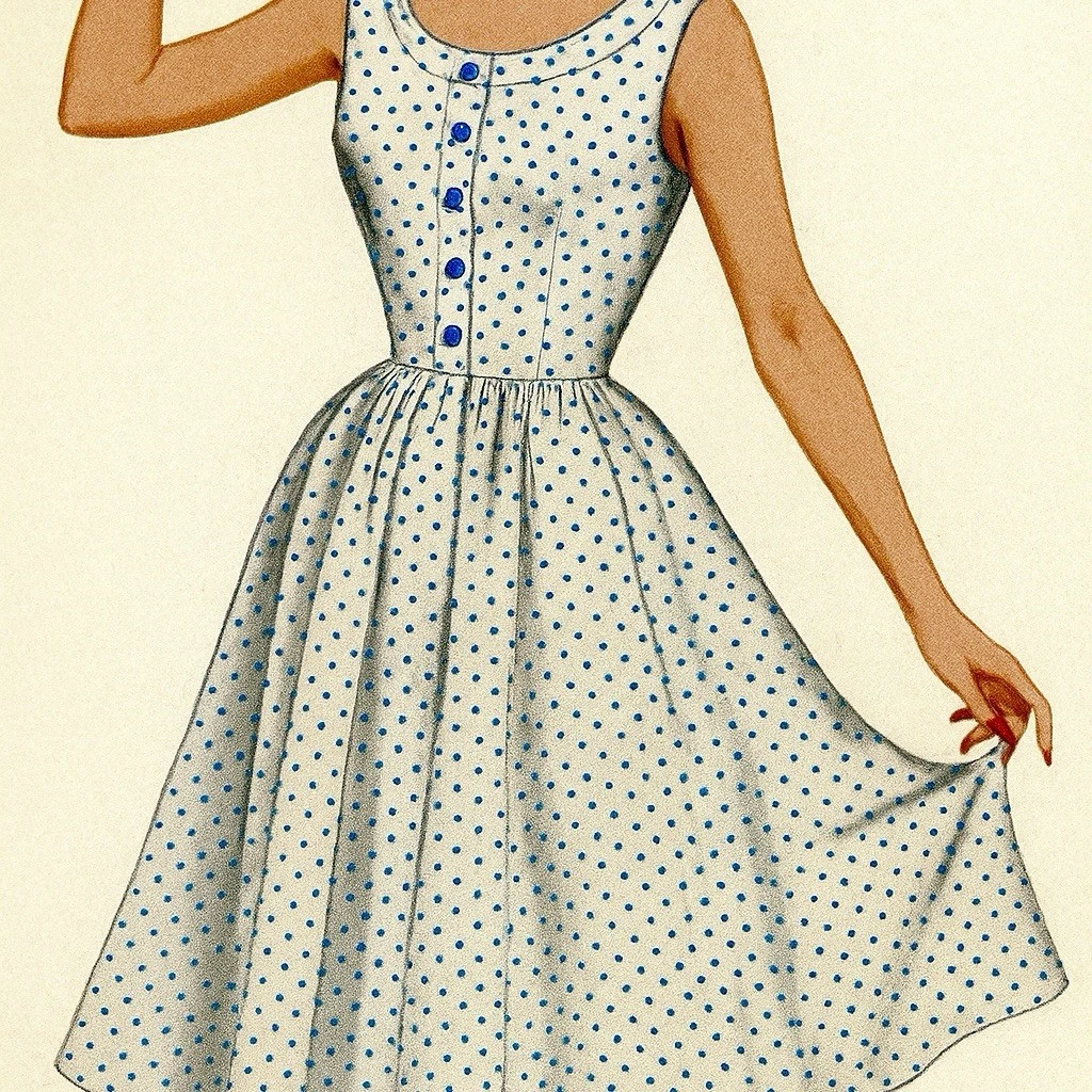 Vintage 60s Dress Kay Windsor Belted **New Old Stock**  No Size Tag - See Pics il_1080xN.4964811463_kv6q.jpg main image 4