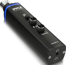 Pyle Microphone XLR to USB Signal Converter Adapter Universal Windows Mac Plug