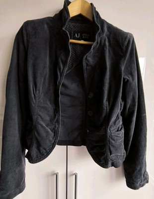 Wunderschöne Vintage Baumwoll Samt Damen Jacke von Armani Jeans