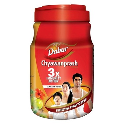 Dabur Chyawanprash mit über 40 ayurvedischen Kräutern baut die allgemeine...