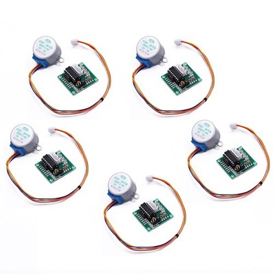 Teyleten Robot 5pcs ULN2003 28BYJ 48 5V 4-Phase Stepper Motor with 5V Stepper Dr