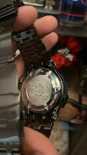 INVICTA RESERVE NFL LAS VEGAS RAIDERS SWISS MADE CHRONOGRAPH CRYSTAL WATCH 500mt - Picture 3 of 6