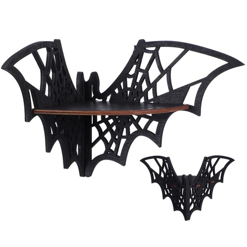 Estante flotante de madera montado en la pared estante de esquina para decoración de paredes - Imagen 2 de 12