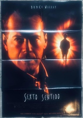 Bruce Willis Haley Joel Osment Toni Collette Sixth Sense movie poster 2855