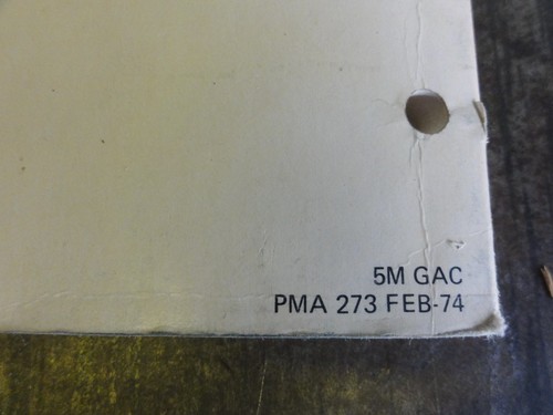 Clark C500 Forklift Maintenance & Adjustment Procedures Manual PMA-273 1974 - Picture 6 of 7