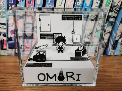 Omori White Space Handmade Diorama - Omori Retro Gaming Cube - Fanart