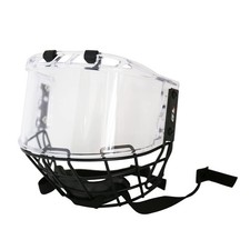 GY PC300 Hockey Helmet Cage & Face Shield Protector Combo One Size, Clear 