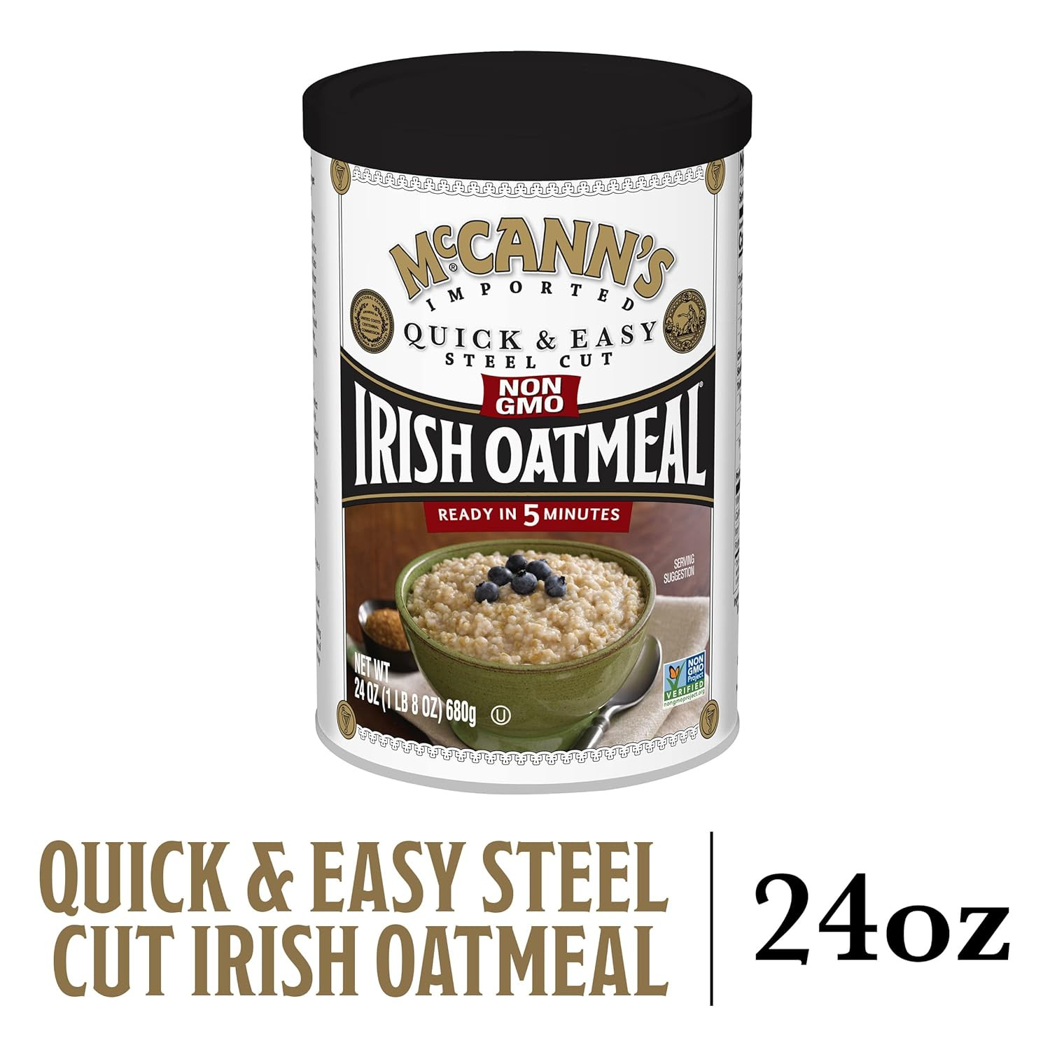 McCann's Quick & Easy Steel Cut Irish Oatmeal, 24 Oz