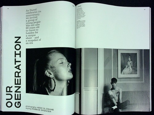 DAZED & CONFUSED 10/2011 RICCARDO TISCI Mariacarla Boscono SASKIA DE BRAUW @New@ - Picture 4 of 5