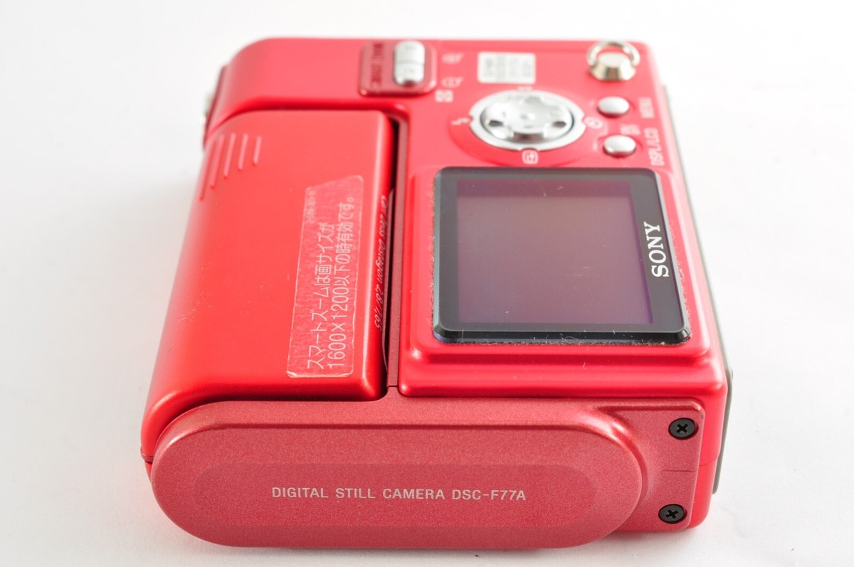 【付属品多数】SONY Cyber-shot DSC-F77A レッド 2025年最新】sony dsc-f77aの人気アイテム - メルカリ