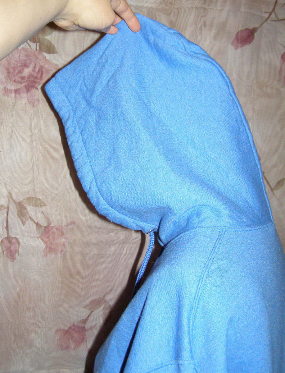 HOME DEPOT Size M 8-10 Women's blue hoodie UNISEX View 5