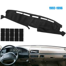 For F150 Dash F250 Ford F350 Mat Dashmat Cover 1992 1993 1995 1994 1996 Black