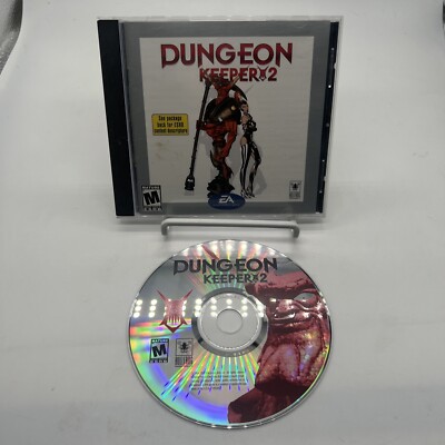 Dungeon Keeper 2 PC 1999 Game W/ Case Fast Free shipping Tested Works